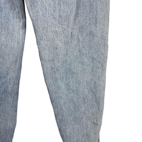 American Eagle Baggy Jean Womens Medium Wash High Rise Blue Jeans sz 10 Long - Picture 12 of 16